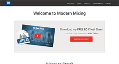 Desktop Screenshot of modernmixing.com